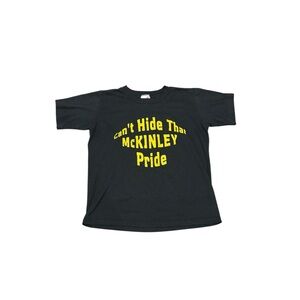 Vintage Jerzees Black and Yellow Short Sleeve Tees medium 10-12 baby tee crop